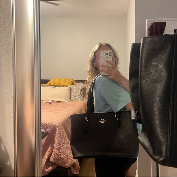 Coach Zip Top Tote - Picture 6 of 7